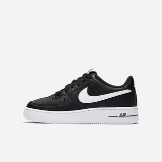 Pantofi Casual Nike Air Force 1 Baieti Negrii Albi | KBRY-72416